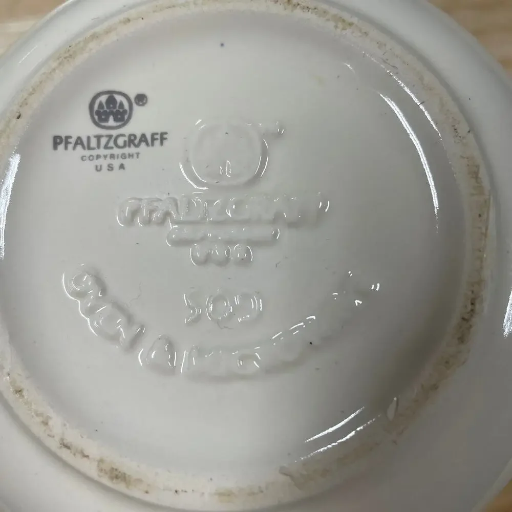 Pfaltzgraff Trousseau Small Canister Discontinued 1988-1996 Defect With Lid GUC